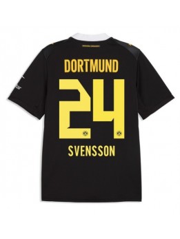Moški Nogometna dresi replika Borussia Dortmund Daniel Svensson #24 Gostujoči 2026-27 Kratek rokav Moški Nogometna dresi replika Borussia Dortmund Daniel Svensson #24 Gostujoči 2026-27 Kratek rokav